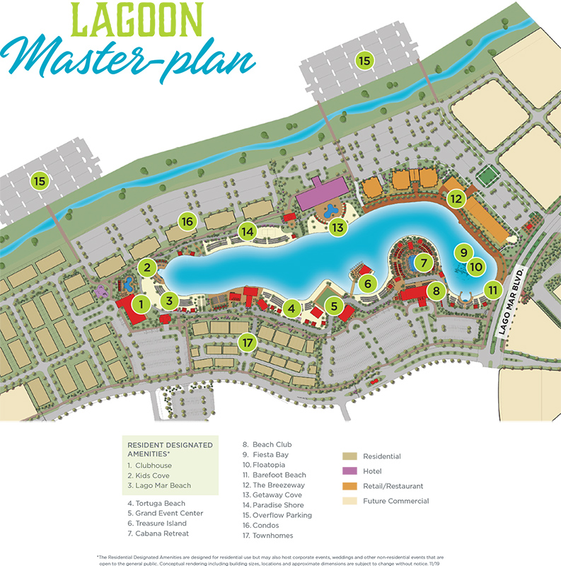 DAMAC Lagoons Map